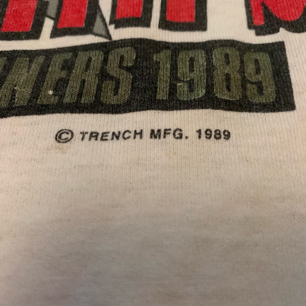 Vintage 1989 Super-Bowl Champions Tee Shirt - Picture 3 of 4
